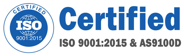 ISO 9001:2015 & AS9100D Certified